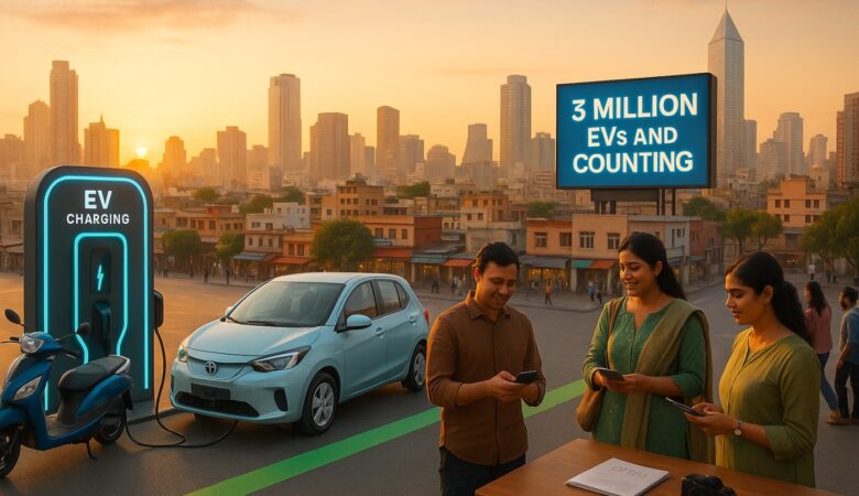 India Crosses 3 Million EVs: What This Means for Charging Infrastructure
