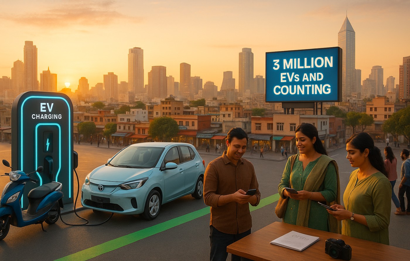 India Crosses 3 Million EVs What This Means for Charging Infrastructure